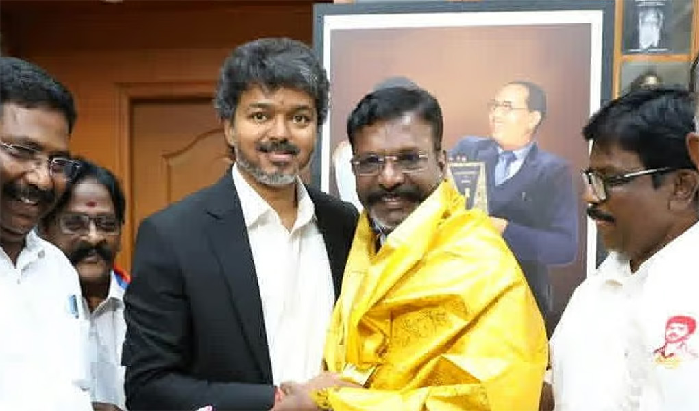 “சமூக நீதி, சமத்துவத்துக்காக தொடர்ந்து குரல் கொடுப்பவர்” - திருமாவளவனுக்கு முதல்வர் விஜய் பிறந்தநாள் வாழ்த்து!